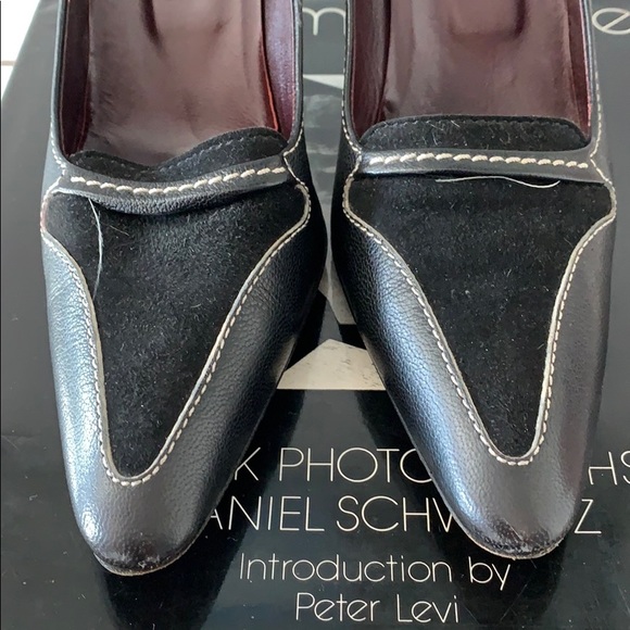 Black Leather and Suede Heels by Tod’s size 8 1/2 - Picture 4 of 8